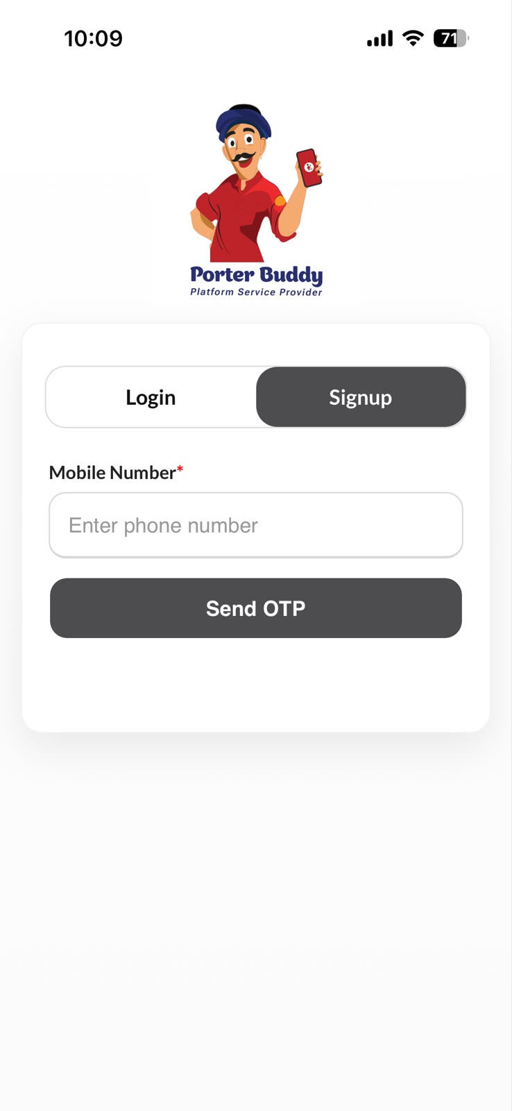 Download Porter Buddy App