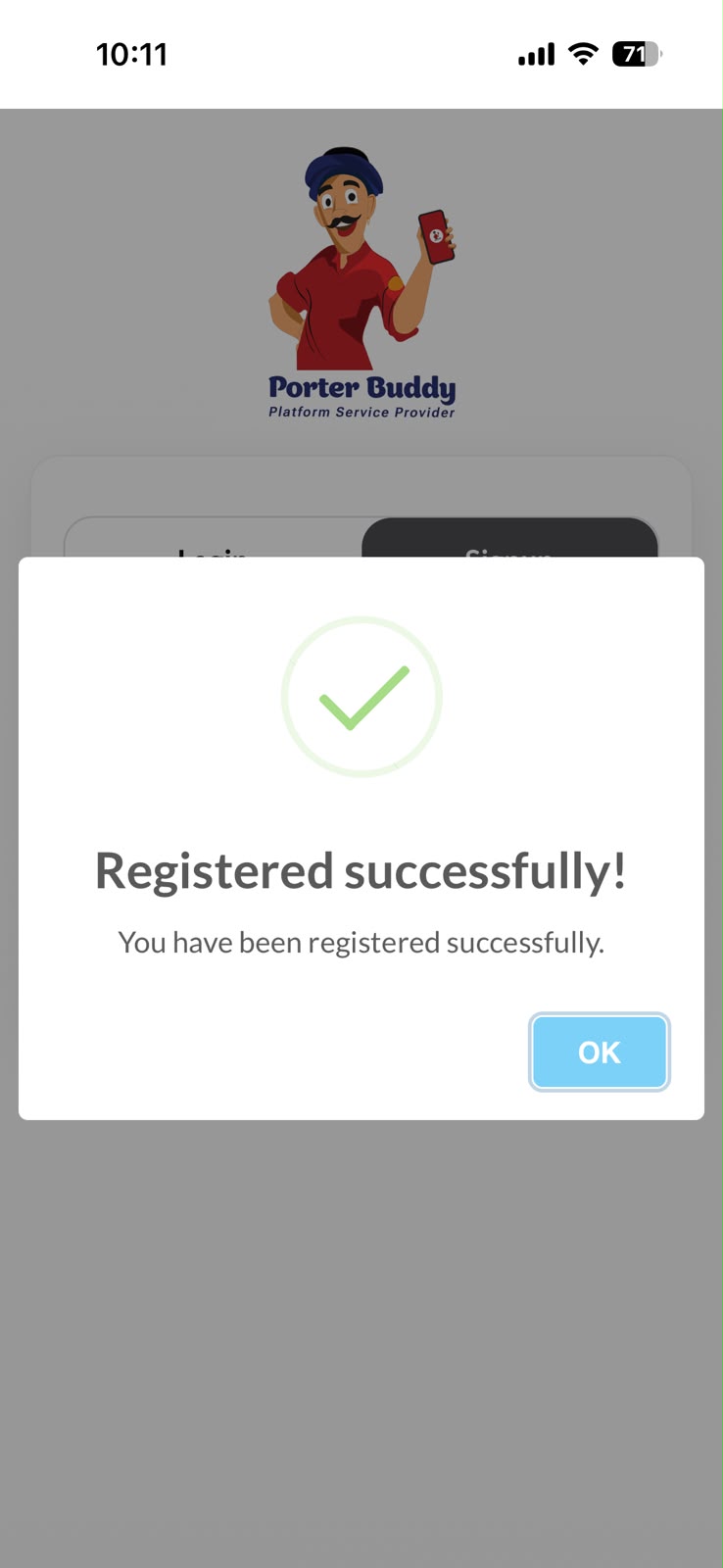 Fill Login Credentials